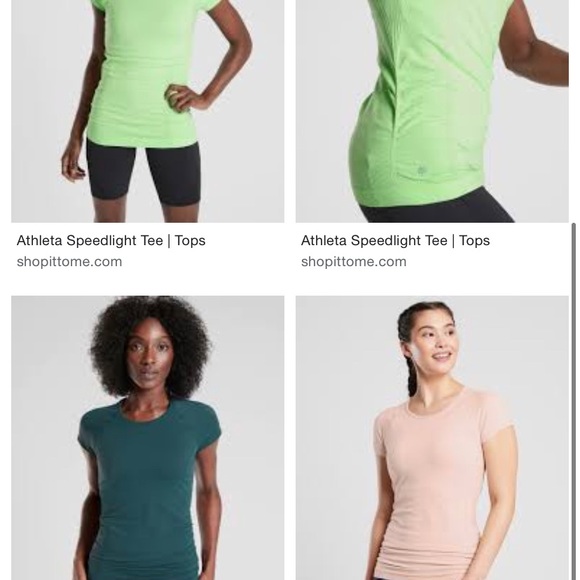 NWT Athleta Speedlight Tee - Picture 6 of 6